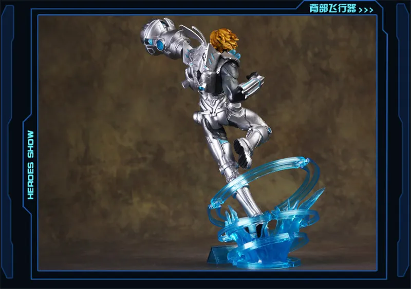 

2017 Limited edition Game EZ PVC Action Figures 30cm All star The future soldier Ezreal with upmark Box