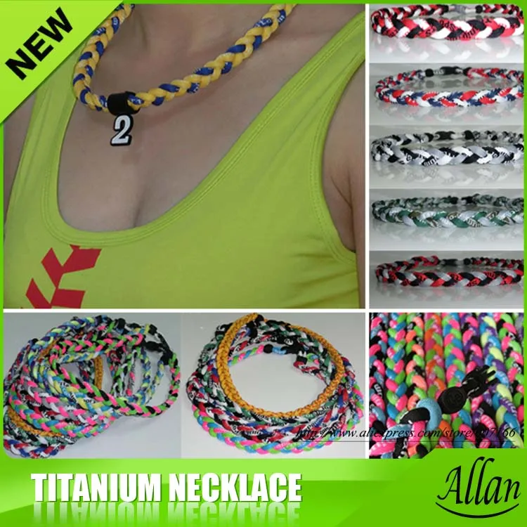 mens health Therapy Titanium Necklace for sportsin Power