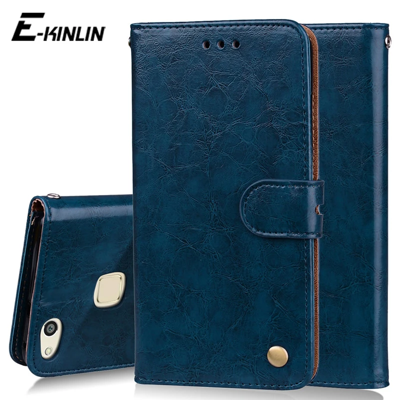 

Luxury Leather Flip Phone Case For HuaWei Y3 Y5 Y6 Y7 Y9 2019 Prime Pro 2018 2017 III Wallet Holder Cover With Stand Card Slot