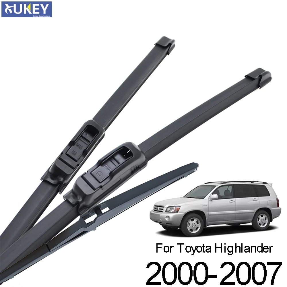 Xukey набор лезвий стеклоочистителей для Toyota Highlander Kluger 2007 2006 2005 2004 2003 2002 2001