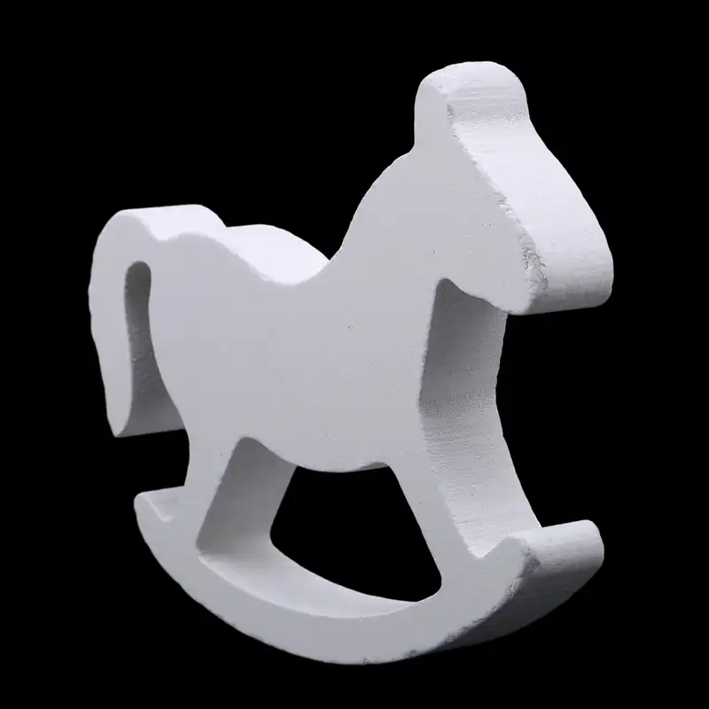 Небольшой Rocking Horse баланс домашнего декора детей игрушки Дерево подарки ручной