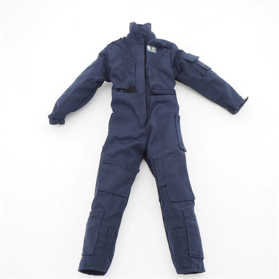 1/6 Scale Coverall Uniforms Jacket Accessories Navy Jumpsuit For 12\