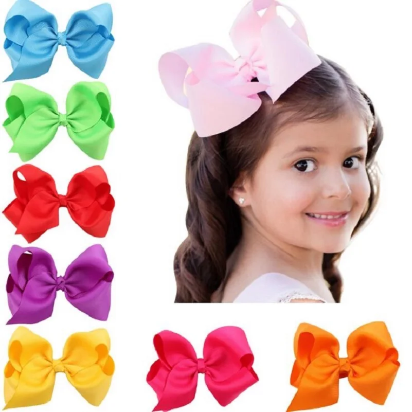 

Naturalwell Oversize bow Clip Boutique Girl Ribbon Bows Clips Hairpin Kids Big Bowknot Clips Hairgrip Hair Accessories BB009