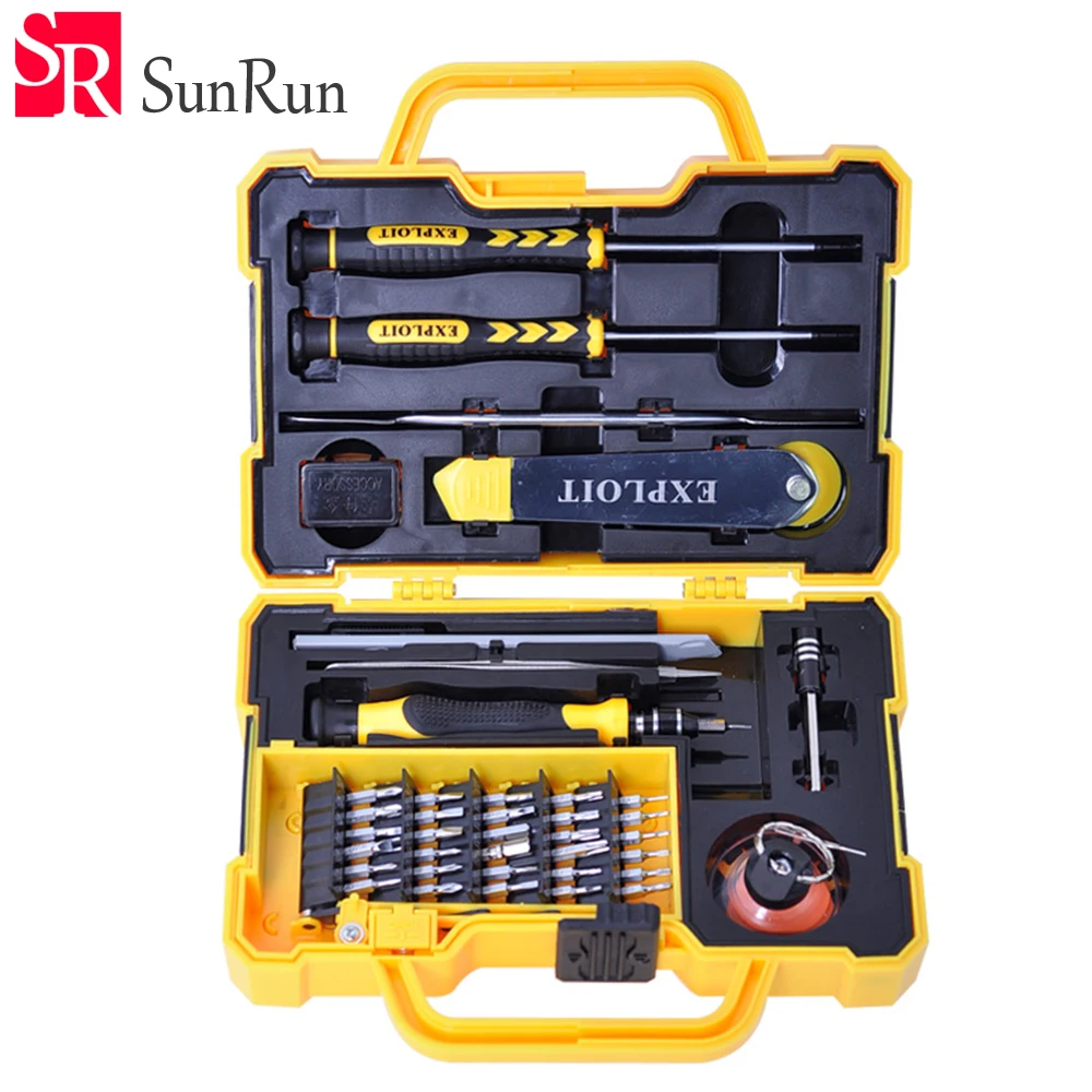 

new 45 in 1 Professional Electronic Precision Screwdriver Set Hand Tool Box Set Opening Tools for iPhone PC Repair Tools Kit