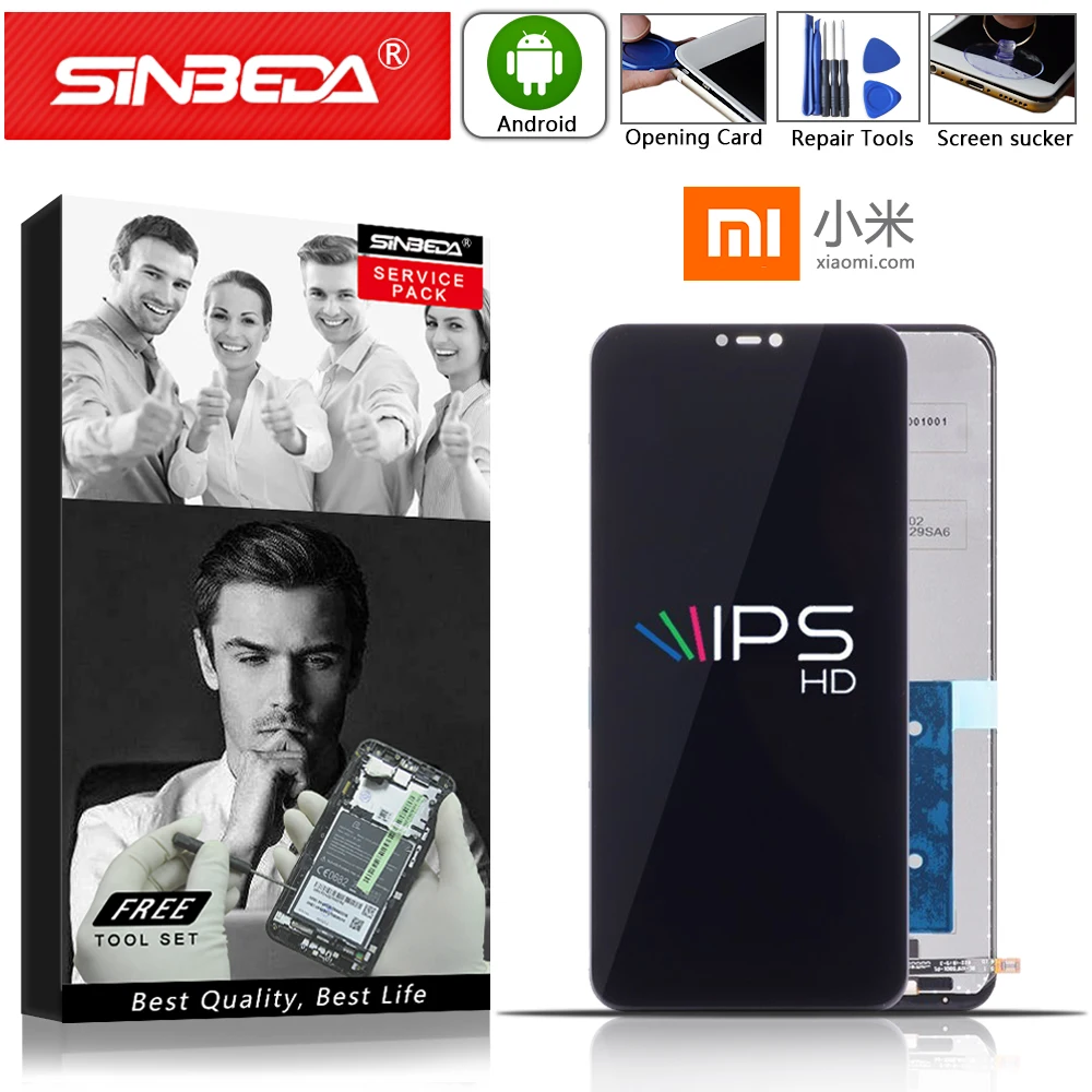 

Original For XIAOMI Mi Redmi 6 Pro LCD Display Touch Screen with Frame For Display Mi A2 Lite LCD For XIAOMI Redmi6 Pro Display