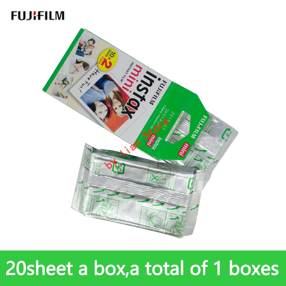 20 Sheet fujifilm Original fujifilm Instax Camera Mini film instax