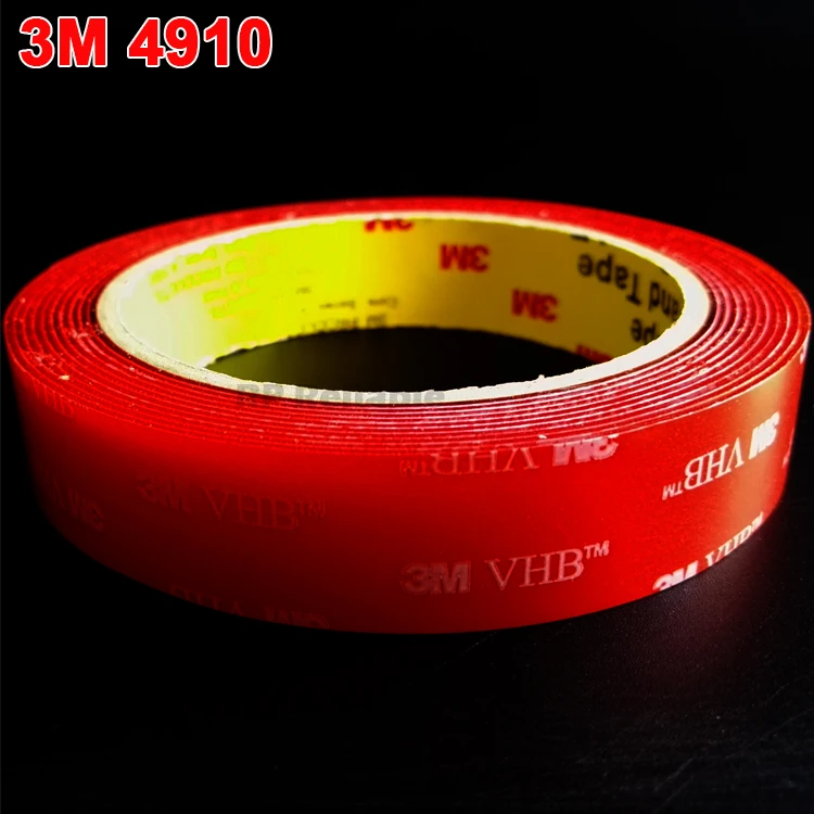 CLEAR Double Sided Sticky Pads 3M VHB 4910 Strong Heavy Duty Adhesive