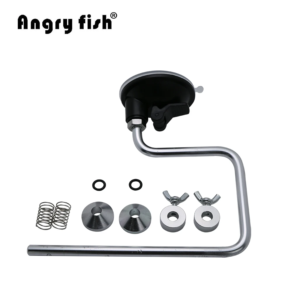 Angryfish المحمولة الألومنيوم الصيد خط اللفاف بكرة بكرة نظام التخزين المؤقت معالجة أدوات أداة الالتصاق الكارب الصيد البحري