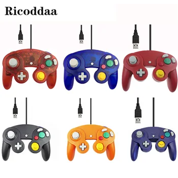 

For Gamecube Controller USB Wired Handheld Joystick For Nintend For NGC GC Controle For MAC Computer PC Gamepad Mando Accessory