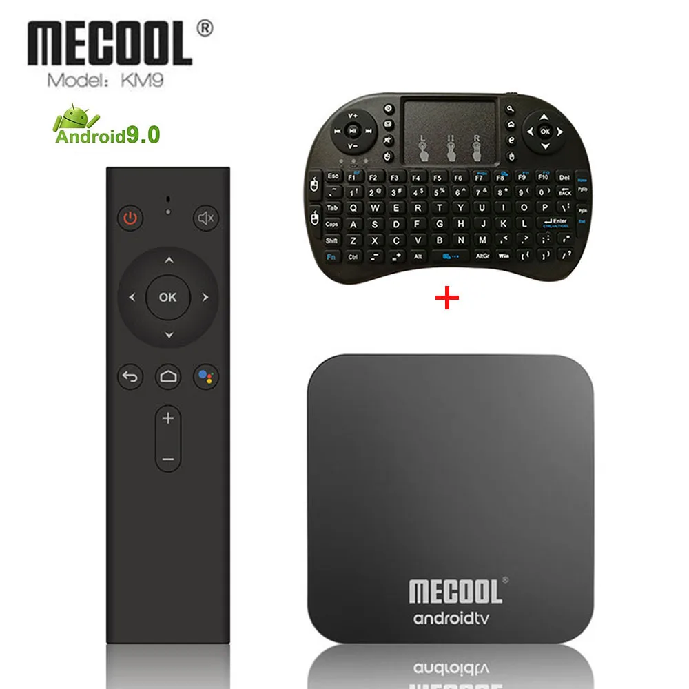 

MECOOL KM9 Pro Android 9.0 TV Box Global 4K Amlogic S905X2 4GB RAM 64GB ROM Google Media Player IPTV M3U Smart Set Top Boxes