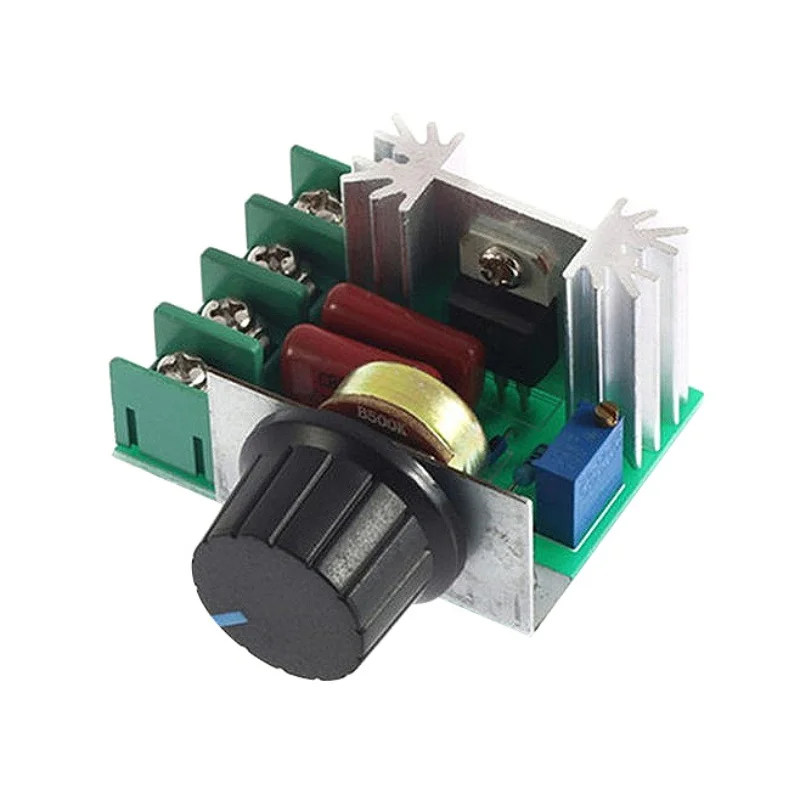

2019 AC 220V 2000W High Power Thyristor Dimmer Electronic Voltage Regulator for Temperature Control