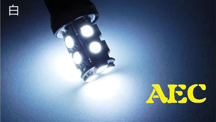 Автомобильные светодиодные лампы T20 7440 W21W 13 led smd 5050 13smd стоп сигнал белый красный