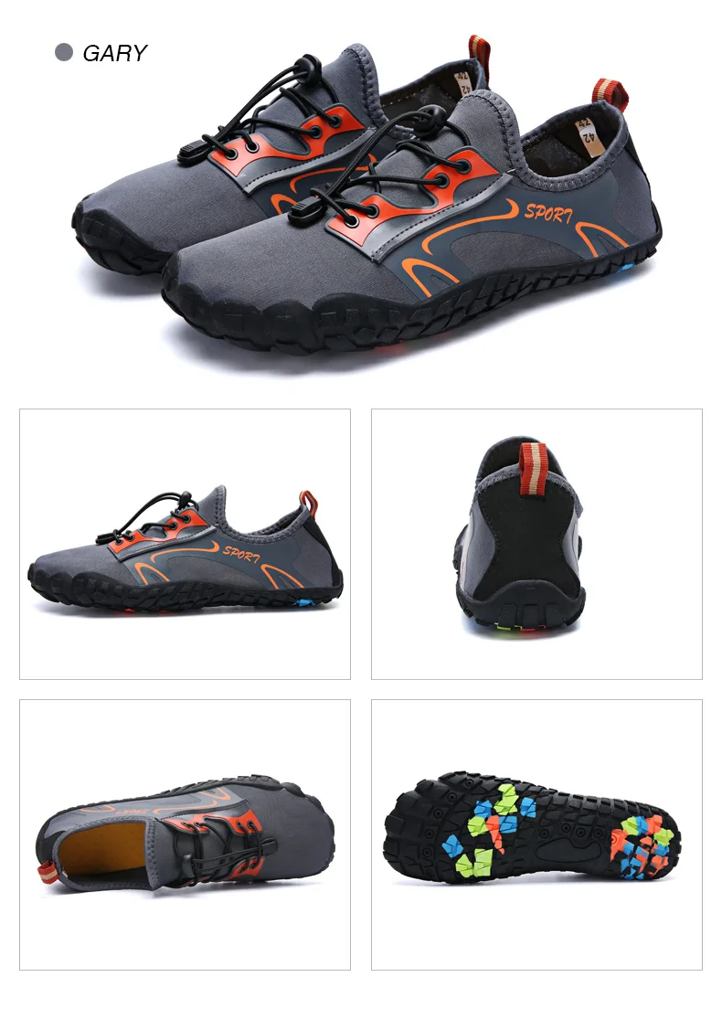 Clorts Five Finger Summer Quick-drying Outdoor Beach Shoes for Men Women (31)