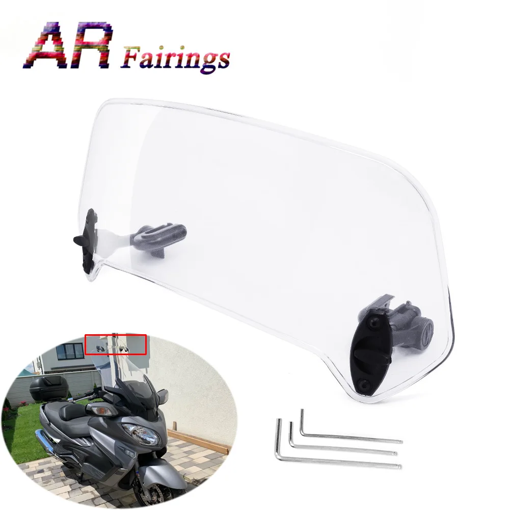 

Motorcycle Risen Adjustable Windshield Windscreen For Suzuki Burgman 650 HONDA CBF600S / PC800 / PAN ST1100 / Silver Wing 600