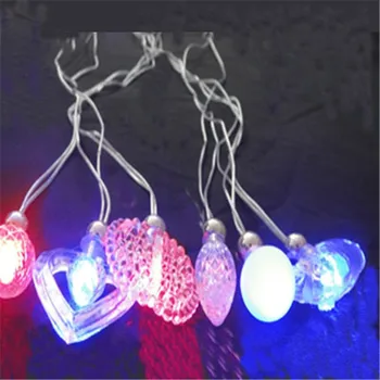 

50pcs/lot LED flash necklace lighting supplies happy birthday decoration for party and festivel muliti-type luminous necklace