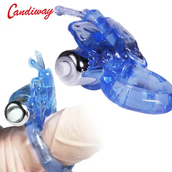 Man dildo ring butterfly Massage Stick lasting Ring Enhance delay sexy stimulate Utensils Massage clitoris Masturbation Vibrator 1