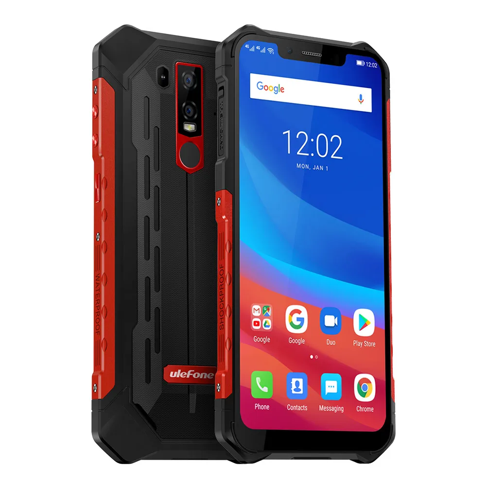Ulefone Armor 6 Android 2 ''мобильный телефон ГБ 128 Helio P60 Восьмиядерный отпечаток пальца