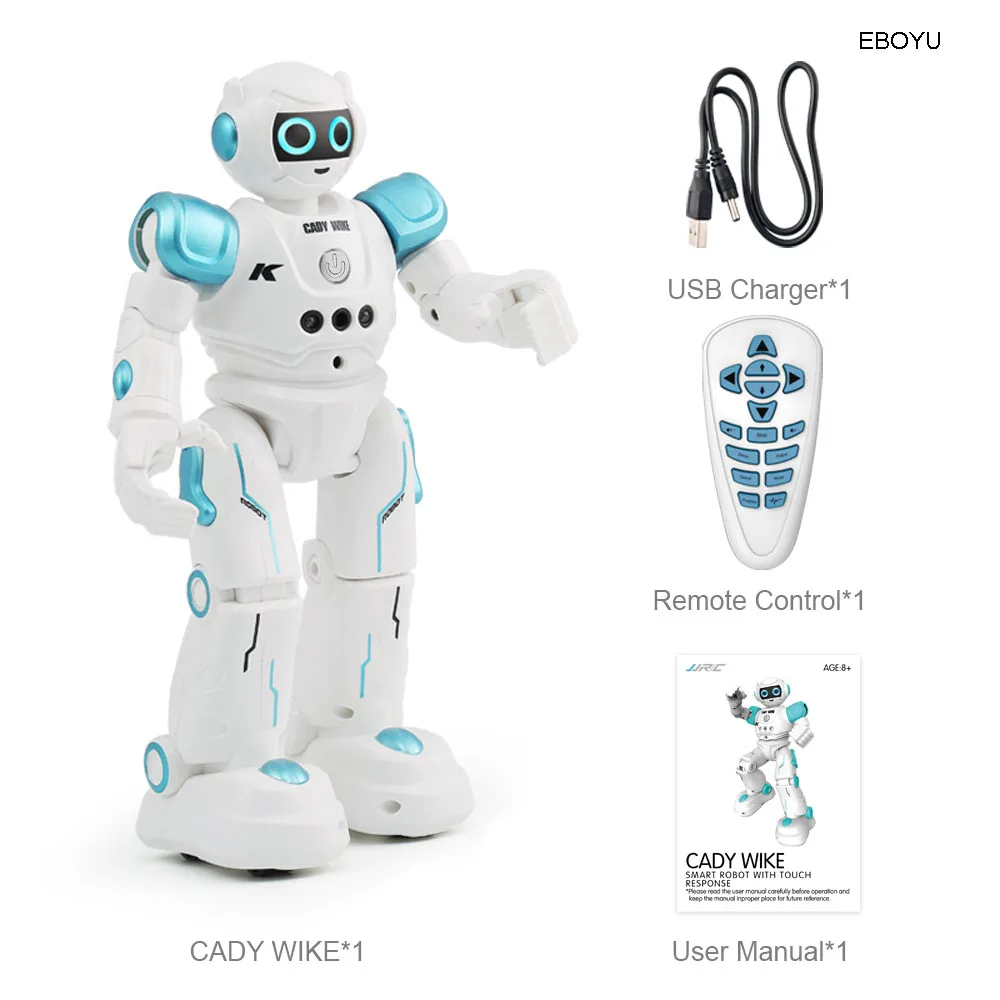 JJR/C JJRC R11 Cady Wike Intelligent RC Robot Remote Control Programmable Gesture Sensor Music Dance Toy for Kids