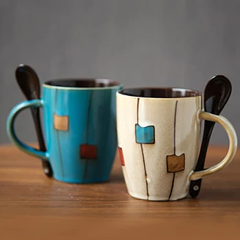 

Elegant Ceramic Tea Coffee Cup Cappuccino Ceramics Cups Creative Simple Milk Drink Cute Para Cafe Crockery Drinking Home 5B031