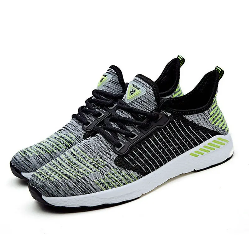 2018 New Mesh Running Shoes For Men Sneakers Outdoor Breathable Comfortable Athletic Flat Shoes Women Sports Shoes
