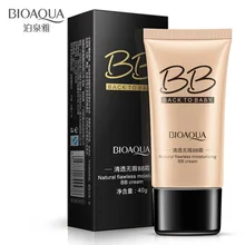 Bioaqua bb creme maquiagem 3 cores naturais corretivo impecável óleo-controle fundação líquida hidratante cosméticos