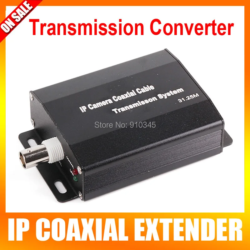  RJ45 BNC HD 1080P IP Network Coaxial Cable Video Transmission Extender Converter For CCTV System 