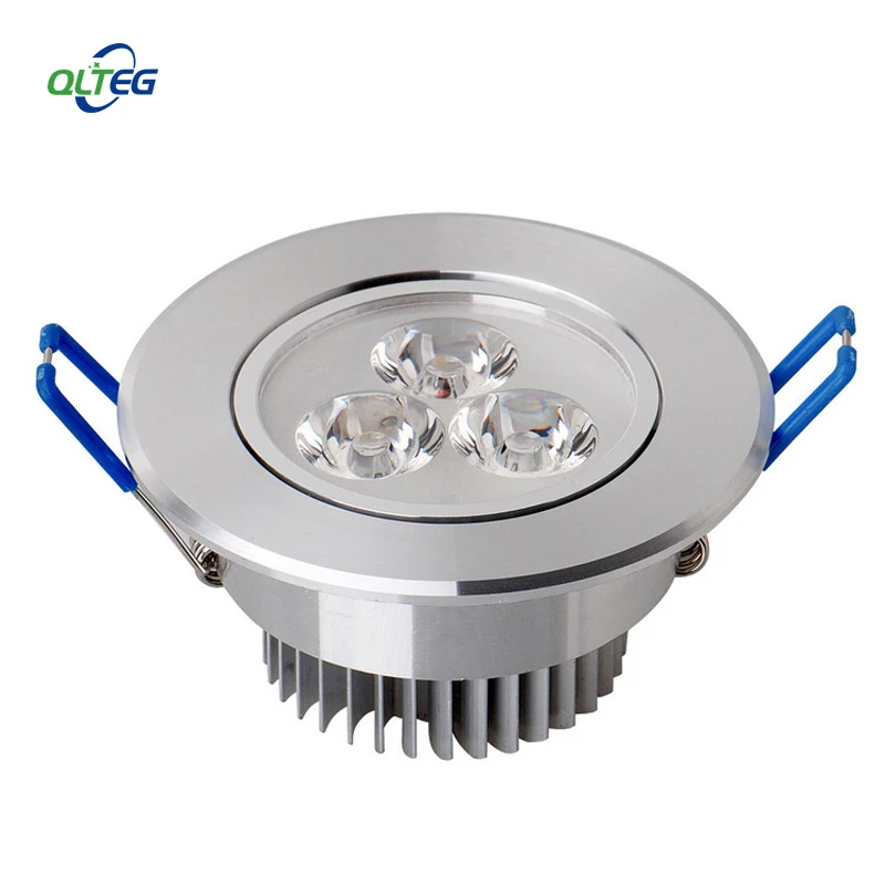 

LED Spotlight 3W dimmable LED Recessed Cabinet Wall Spot Down light Ceiling Lamp AC110V 220V cold white For Home Lighting