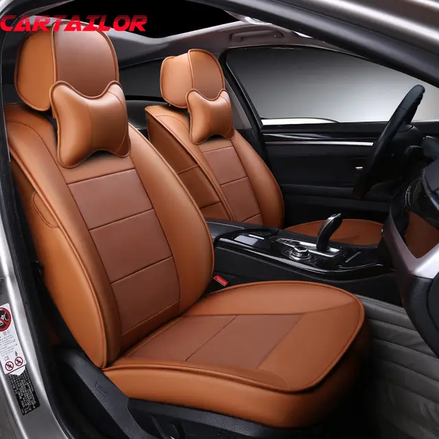 Us 311 88 31 Off Cartailor Black Leather Cars Seat Covers For Hyundai Tucson Car Seat Cover Cowhide Custom Fit Seats Protector Accessories Sets In