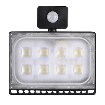 

HUAN JUN SHI Ultrathin Motion Sensor Led Flood Light 50W 6000LM Waterproof IP67 Led Spotlight Floodlight Lamp Outdoor Lighting
