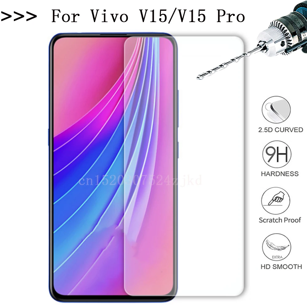 protective glass on For Vivo S1 V15 tempered glas for vivo V15 Pro screen protector phone protection film 2.5D For Vivo X27