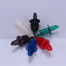 1000 шт красочная пластиковая насадка для винной бутылки масла Бутылка Pourer насадка для жидкостей барный инструмент бар аксессуары ZA5971