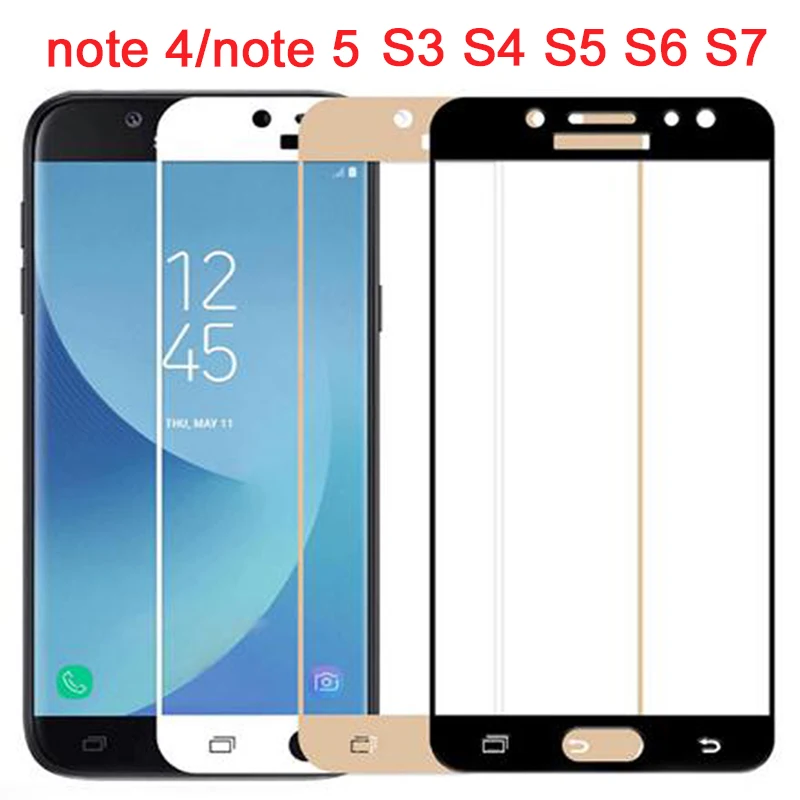 

Glass For Samsung Galaxy S7 Protective Glass on the For Samsung S6 S5 Note 5 4 s 7 7s 5s 6s Tempered Glas Screen Protector Film