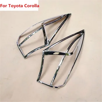 

For Toyota Corolla (E170) 2014 2015 ABS Chrome Car Rear Tail Light Lamp Cover Trim Frame 4pcs Car Exterior Accessories Styling