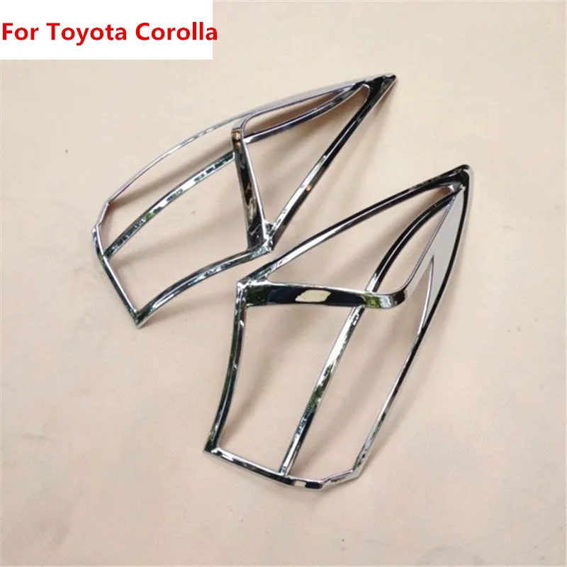 Для Toyota Corolla (E170) 2014 2015 ABS хромированный задний фонарь для автомобиля крышка лампы