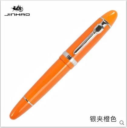 Jinhao 159 шариковая ручка оранжевого цвета большая ручка с ручкой мешочек - Цвет: T