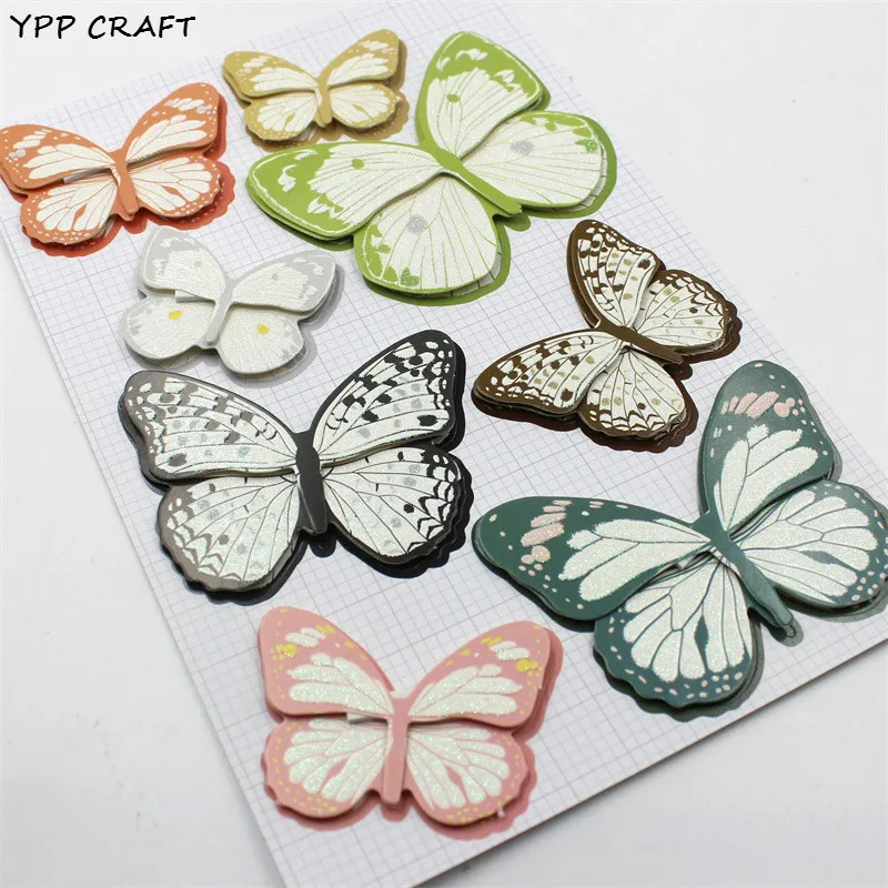 Ypp Craft прекрасные бабочки самоклеящиеся Стикеры для Скрапбукинг/DIY ремесла/карты внесении украшения