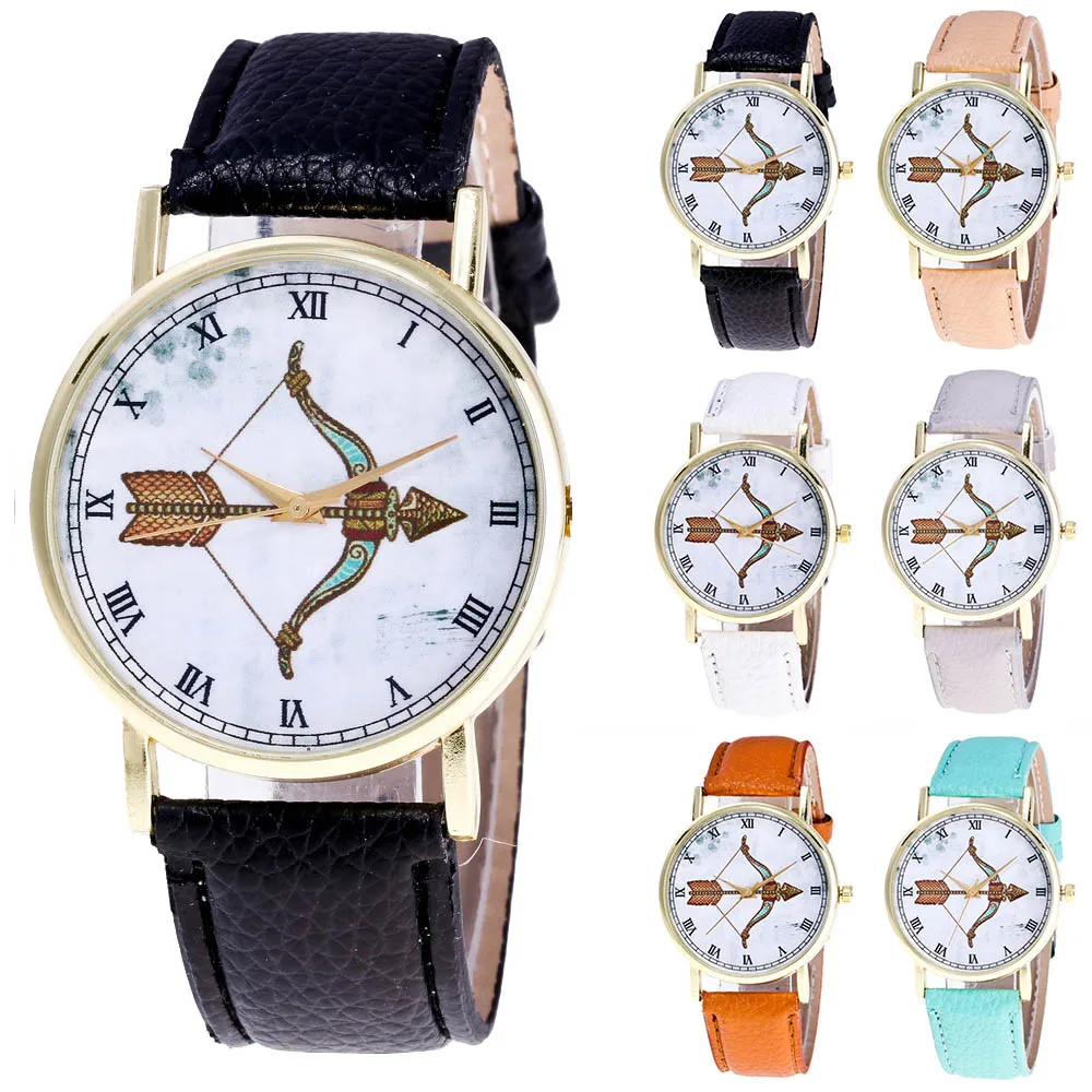 

Women Men Watches Bow and Arrow Pattern Male Female Wrist Watch Luxury Bracelet Digital Relogio Feminino Masculino Saat Gift