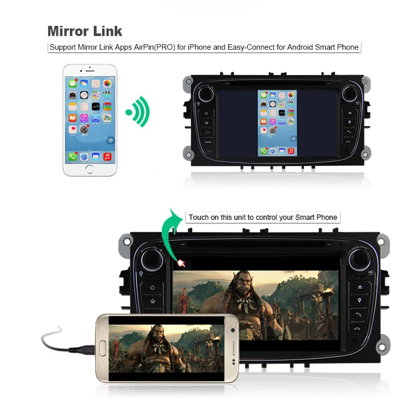 Discount KSAOTU 7" DAB+ 4G Android 8.0 Car DVD Player SD GPS for Ford Mondeo Focus S/C-Max Galaxy 7 Discount KSAOTU 7" DAB+ 4G Android 8.0 Car DVD Player SD GPS for Ford Mondeo Focus S/C-Max Galaxy 7