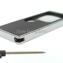 Многофункциональная СВЕТОДИОДНАЯ лампа карта 3x лупа с шариковой ручкой и УФ-лампой фонарик с увеличительным стеклом стекло 10x светодиодный светильник s