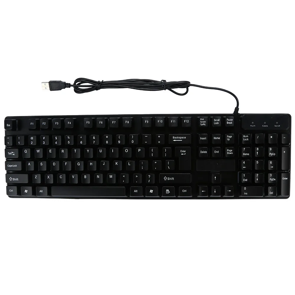 OMESHIN Gaming Keybord Проводная клавиатура и 4000 dpi Мышь Набор для геймера с 7 цветами дыхательный светильник мышь и клавиатура комбо 118A