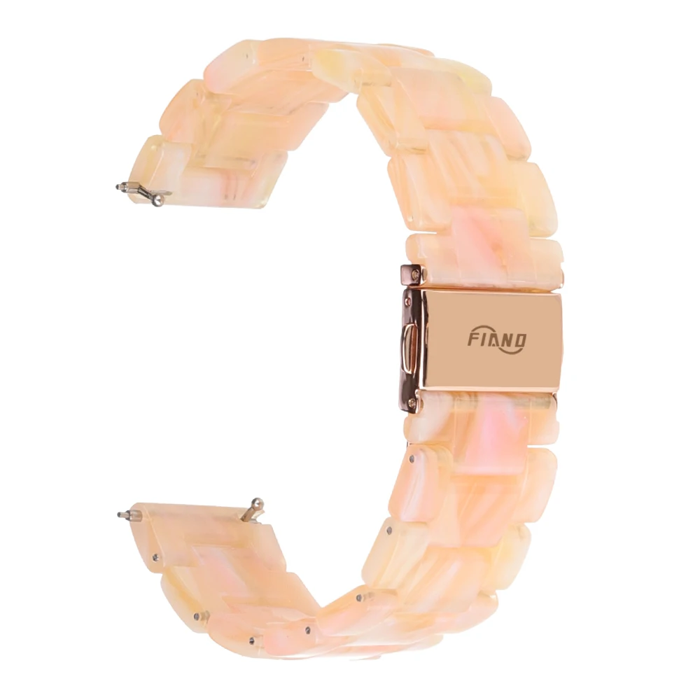 

Women Resin Watchband forAll Fitbit Versa/Versa Lite Edition/Versa Special Edition Band Steel Clasp Strap Rubber Wrist Bracelet