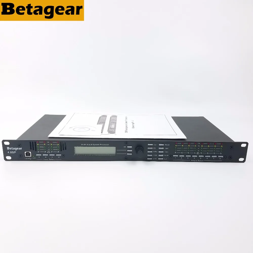 Betagear 4.8SP Pro-tea аудио процессор громкоговоритель processador de audio Профессиональное аудио управление динамиками