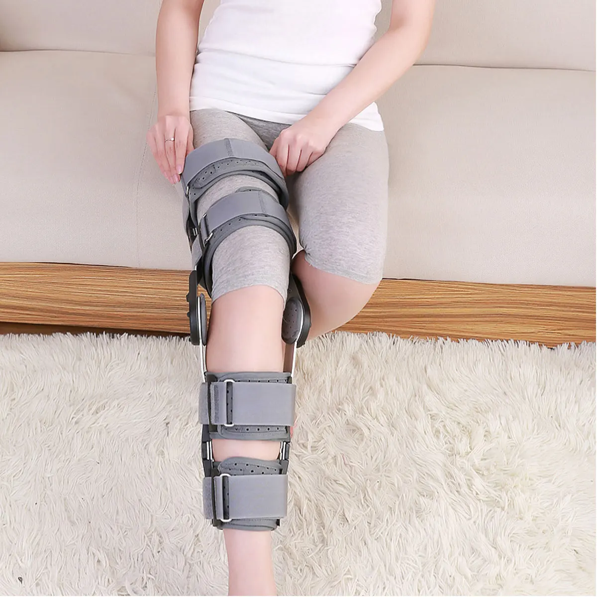 KIFIT медицинский Регулируемый наколенник для ног поддержка и защита колена универсальный размер подтяжки и поддержка