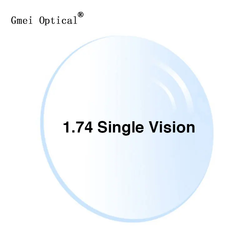 

1.74 Ultrathin Single Vision Prescription Eyeglasses Optical Lenses With Full UV Protection & Anti-Reflection Coating 2 pcs