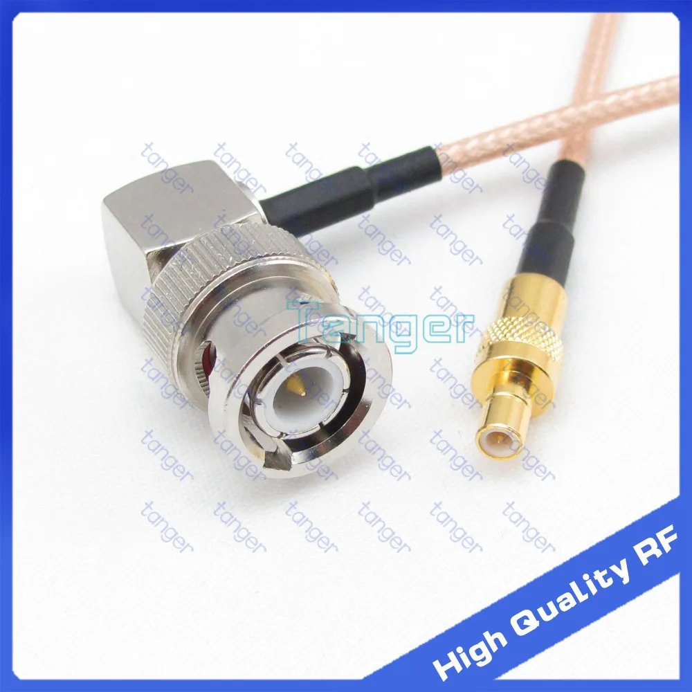 

Tanger SMB male plug to BNC male plug right angle connector with 20cm 8inch RG316 RF Coaxial Pigtail High Quality Low Loss cable