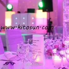 10 шт. DHL Перезаряжаемые литиевая батарея для праздника украшение многоцветный светодиодный 6 дюймов led украшение из кристаллов для свадьбы