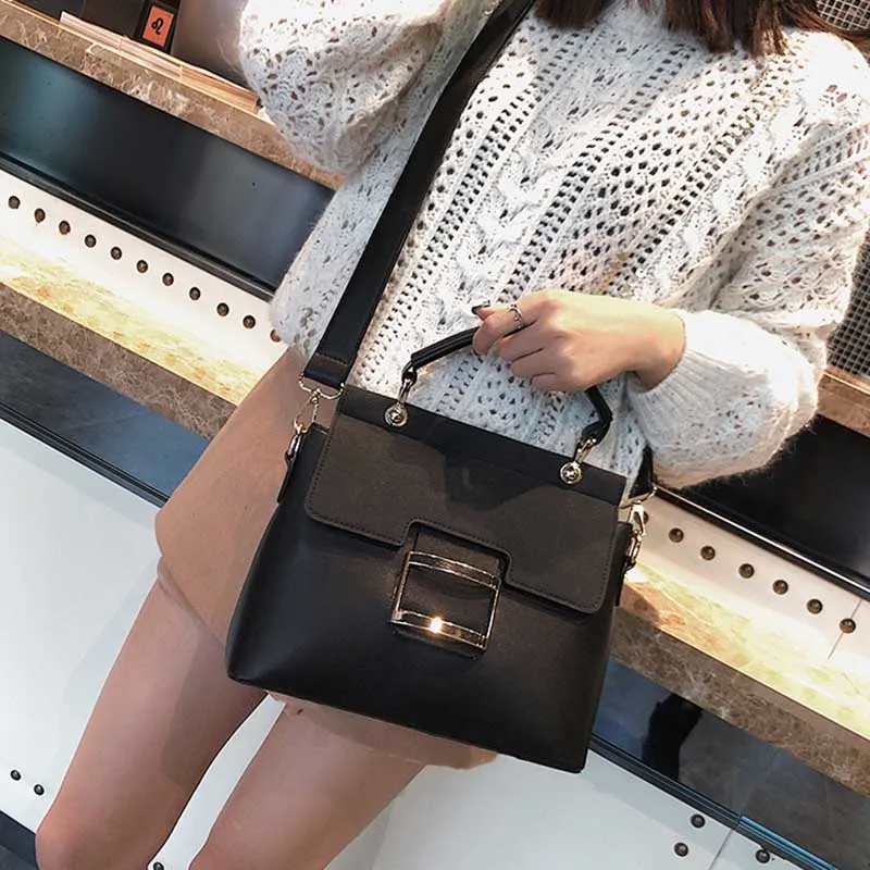 Women Luxury Leather Handbag Metal Hasp Female Messenger Bag Large Casual Lady Shoulder Bag Fashion Travel Crossbody SS7053 (15)