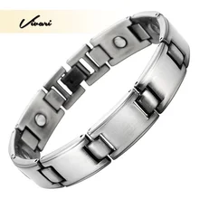 Vivari Мода Магнитный Браслеты для Для мужчин био оздоровительный 2 тон браслет мужской браслеты на запястья Supreme