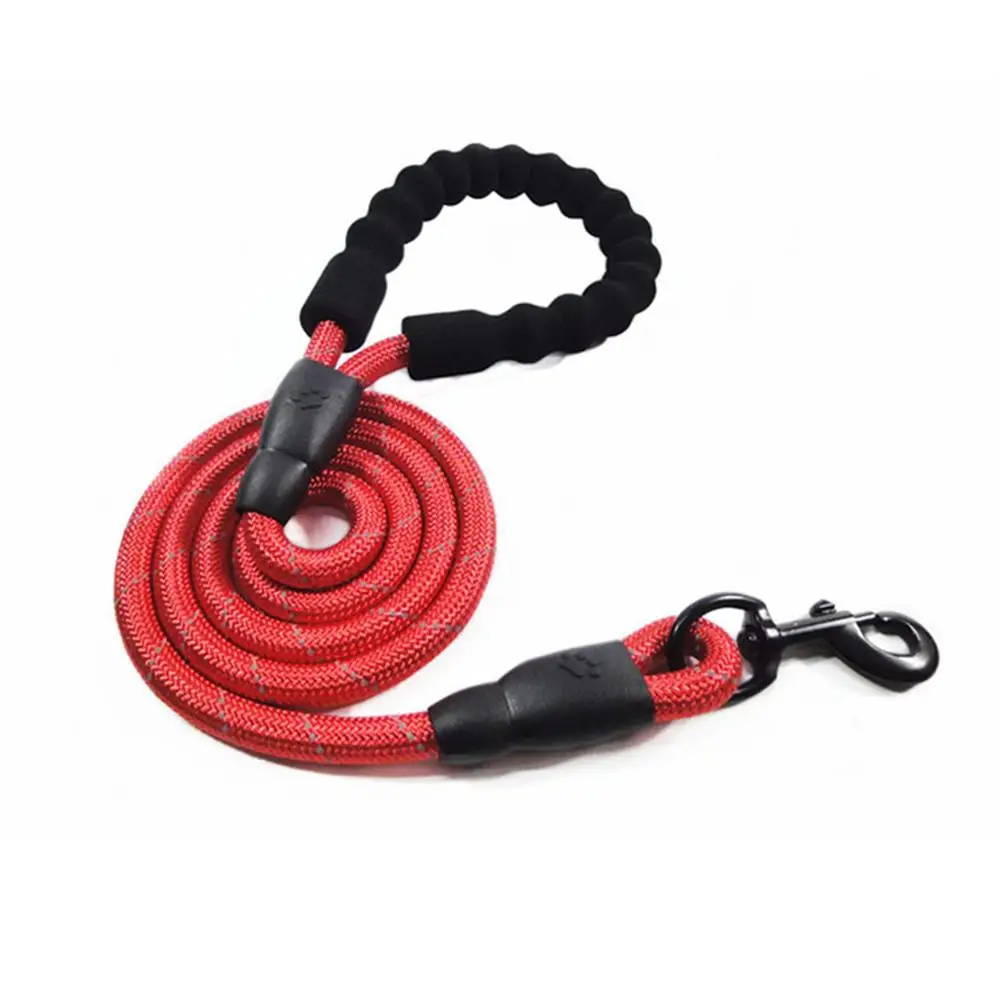 

Reflective Large Dog Leash Nylon Rope Pet Running Tracking Leashes Long Lead Dog Mountain Climbing Rope For Medium Large Big Dog