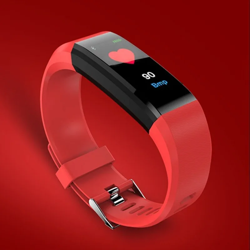 Smartch ID115 Plus Bluetooth Смарт браслет с шагометром фитнес трекер Удаленная камера Анти